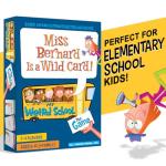 THE OFFICIAL MY WEIRD SCHOOL GAME - MISS BERNARD IS A WILD CARD, Fun Educational Game for Elementary School Kids, 2-4 Players, Ages 6-10 and Family