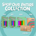 BUNMO Stocking Stuffers for Kids - Pop Tubes - Sensory Toys - Toddler Toys - Imaginative Play & Stimulating Creative Learning - Stocking Stuffers for Toddlers - 4 Pack Large