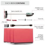 POWERUP 4.0 The Next-Generation Smartphone Controlled Paper Airplane Kit, RC Controlled. Easy to Fly with Autopilot & Gyro Stabilizer. for Hobbyists, Pilots, Tinkerers.