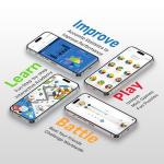 GoCube Edge, The Connected Electronic Bluetooth Cube - Award-Winning 3x3 Magnetic Speed Cube - App Enabled Interactive Smart Cube - Best Gift for Kids & Adults - STEM Brain Teaser Puzzles - Free App