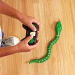 Terra by Battat - RC Emerald Tree Boa Snake Robot with LED Eyes & Realistic Movement - Lifelike Fake Snake Toy with Infrared Controller, Batteries Included - Educational Fun for Kids Ages 6+
