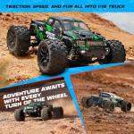 HAIBOXING 1:18 Scale All Terrain RC Car 18859, 36 KPH High Speed 4WD Electric Vehicle with 2.4 GHz Remote Control, 4X4 Waterproof Off-Road Truck with Two Rechargeable Batteries