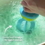 HABA Toddler Bath Toys: Bubble Bath Kids Whisk - for Kids' Sensory Play, Motor Skills, and Bath Time Fun, Blue