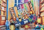 300 Piece Puzzles for Kids Adults - Winter Jigsaw Puzzles - Northern Lights and Cozy Cats