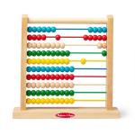 Melissa & Doug Abacus - Classic Wooden Educational Counting Toy With 100 Beads