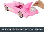 Barbie Hot Wheels RC Corvette from The Movie, Full-Function Remote-Control Toy Car Holds 2 Dolls