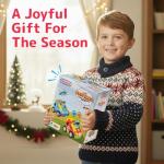 PREXTEX Cartoon Remote Control Car - 2-Pack Police and Race Car Toddler Toys - RC Cars for Kids with Different Frequencies - Easy Remote Control Toy and Thoughtful Gifts for Boys and Girls