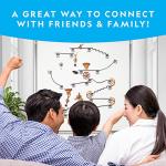 National Geographic Magnetic Marble Run - 75-Piece STEM Building Set for Kids & Adults with Magnetic Track & Trick Pieces & Marbles for Building A Marble Maze, STEM Project