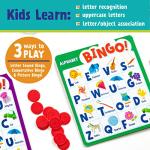 Peaceable Kingdom Alphabet Bingo! Letter Learning Educational Board Game for 2 to 6 Kids Ages 4+