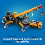 LEGO City Yellow Mobile Construction Crane Building Toy - Construction Toys for Boys & Girls, Ages 9+ Years - Gifts for Christmas - Pretend Play Set for Kids - 60409