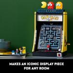 LEGO Icons PAC-Man Arcade Building Sets for Adults - Collectible Office, Book Shelf, or Bedroom Decor - Gifts for Christmas, Men & Women - W/Moving Handle to Recreate Game - 10323
