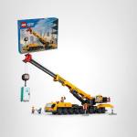 LEGO City Yellow Mobile Construction Crane Building Toy - Construction Toys for Boys & Girls, Ages 9+ Years - Gifts for Christmas - Pretend Play Set for Kids - 60409