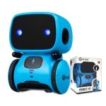 Contixo R1 Kids Robot Toy, Blue Interactive Smart Robots with Voice Control Talking Dancing Learning Touch Sensor Compact Educational Portable Toy for Boys Girls Toddlers 3-8 Years Old Birthday Gifts