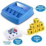 Learning Games for Kids Ages 3-8, Matching Letter Game for Kids Toys Ages 3-8 Educational Toys for 3-8 Year Olds Boys Girls Alphabet Puzzle Birthday Easter Gifts for 3-8 Year Old Boys Girls (Blue)