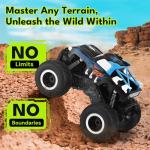 Threeking 1:16 Waterproof Monster Truck Toys RC Cars Amphibious Remote Control Car Trucks 4WD All Terrain Off-Road Pickup Toy for 6 7 8 9 10 11 12 Year Old Boys Girls Kids Gifts Presents