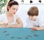 GEKELI Metal Wire Puzzle Set of 24 with Pouch,Brain Teaser IQ Test Disentanglemen Iron Link Unlock Interlock Game Chinese Ring Magic Trick Toy for Party Favor Kids Adults Challenge