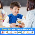 HahaGift Educational Toys for 3-5 Year Old Boy Girl Gifts, Matching Letter Learning Games Activities, Ideal Christmas Birthday Gift for Toddler Kids Age 3 4 5 6 7 Year Olds Boys Girls