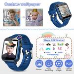 Phyulls Smart Watch for Kids with 39 Games Alarm Clock, Touchscreen, Calendaring Camera Music Player Time Display Video & Audio Recording, Toys for 3-12 Years Old Boys