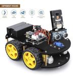 ELEGOO UNO R3 Smart Robot Car Kit V4 for Arduino Robotics for Kids Ages 8-12 12-16 STEM Science Kits Coding Gifts for 8 9 10 11 12 13 14 15 16 Year Old Boys Girls Teens Cool Engineering Building Toys