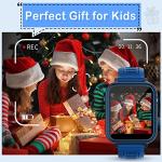 Phyulls Smart Watch for Kids with 39 Games Alarm Clock, Touchscreen, Calendaring Camera Music Player Time Display Video & Audio Recording, Toys for 3-12 Years Old Boys