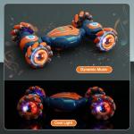 Gesture Sensing RC Stunt Car - Boys Girls Toys Age 6-8-12, 4WD Hand Controlled Remote Control Twist Car with Light & Music,Cool Birthday presents and Ideas Gifts for Kids Age 6 7 8 9 10 11 12 YearsOld
