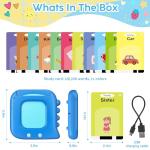 Talking Flash Cards,Kids Toddler Flash Cards with 240 Sight Words,Montessori Toys,Autism Sensory Toys,Speech Therapy,Learning Educational Gifts for Age 1 2 3 4 5 Years Old Boys and Girls