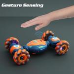 Gesture Sensing RC Stunt Car - Boys Girls Toys Age 6-8-12, 4WD Hand Controlled Remote Control Twist Car with Light & Music,Cool Birthday presents and Ideas Gifts for Kids Age 6 7 8 9 10 11 12 YearsOld
