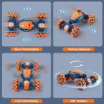 Gesture Sensing RC Stunt Car - Boys Girls Toys Age 6-8-12, 4WD Hand Controlled Remote Control Twist Car with Light & Music,Cool Birthday presents and Ideas Gifts for Kids Age 6 7 8 9 10 11 12 YearsOld