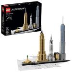 LEGO Architecture New York City Model Kit - Bedroom or Office Decor for Kids & Adults, Ages 12+ - Building Blocks to Display - NYC Gift & Souvenir Ideas - 21028