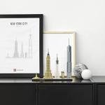 LEGO Architecture New York City Model Kit - Bedroom or Office Decor for Kids & Adults, Ages 12+ - Building Blocks to Display - NYC Gift & Souvenir Ideas - 21028
