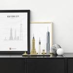 LEGO Architecture New York City Model Kit - Bedroom or Office Decor for Kids & Adults, Ages 12+ - Building Blocks to Display - NYC Gift & Souvenir Ideas - 21028