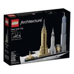 LEGO Architecture New York City Model Kit - Bedroom or Office Decor for Kids & Adults, Ages 12+ - Building Blocks to Display - NYC Gift & Souvenir Ideas - 21028