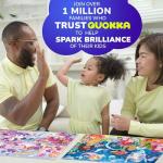 QUOKKA Puzzles for Kids Ages 4-6 - Set of 4x60 Jigsaw Puzzles for Toddlers 3-5 - Unicorn Princess Animals Toys for Children 6-8 yo - Gift Educational Game for Boys & Girls