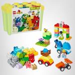 LEGO DUPLO Classic Cars and Trucks Brick Box Building Blocks - Learning & Educational STEM Toys for Toddlers, Ages 1.5+ Years - Develops Fine Motor Skills - Gift for Christmas - 10439