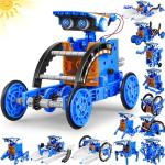 STEM 13-in-1 Education Solar Power Robots Toys for Boys Age 8+ , Educational Toy DIY Science Kits for Kids, Building Experiment Robotics Set Birthday Gifts for 8+ years old boys and girls .