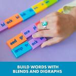Educational Insights Phonics Dominoes Blends & Digraphs - First Grade Classroom Must Haves, Elementary Literacy Materials for Centers or Homeschool, Phonics Games, Learning to Read for Kids Ages 6+