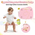 Smasiagon Magnetic Drawing Board for Kids, Toddler Toys for 1-2 Year Old Girl, Portable Doodle Board Pad Learning and Educational Toys for Ages 1 2 3 Year Old Baby Girl Birthday Gift（Pink）