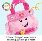 Fisher-Price Baby & Toddler Toy Laugh & Learn My Smart Purse with Lights, Learning Songs & 5 Accessories for Infants Ages 6+ Months (Amazon Exclusive)