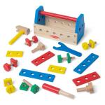 Melissa & Doug Take-Along Tool Kit Wooden Construction Toy (24 pcs)
