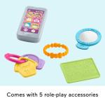 Fisher-Price Baby & Toddler Toy Laugh & Learn My Smart Purse with Lights, Learning Songs & 5 Accessories for Infants Ages 6+ Months (Amazon Exclusive)
