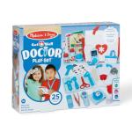Melissa & Doug Get Well Doctor Kit, 25-Piece Toddler Doctor Play Set, Realistic Pretend Play Toys & Accessories, Preschool Toys for Girls & Boys Ages 3+