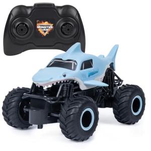 Monster Jam, Official Megalodon Remote Control Monster Truck for Boys and Girls, 1:24 Scale, 2.4 GHz, Kids Toys for Ages 4 and Up