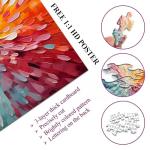 Impossible Puzzles 1000 Piece, Colorful Hard Difficult Puzzle for Adults, Gradient Rainbow Challenging Jigsaw Art Painting