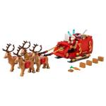 LEGO Santa's Sleigh - Building Toys for Kids, Boys & Girls, Ages 9+ - Indoor Christmas Decorations for Home W/Santa Claus Figurine & Reindeer - Gifts for Boys & Girls - 40499