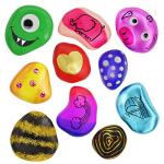 Dan&Darci Rock Painting Kit for Kids - Arts and Crafts for Girls & Boys Ages 6-12 - Craft Kits Art Set - Supplies for Rocks Paint - Best Tween Gift Ideas for Kid Activities Age 6 7 8 9 10 11