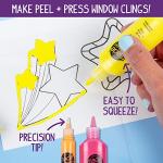 Made By Me Create Your Own Window Art, Paint Your Own Suncatchers, DIY Arts & Crafts Idea, Craft Kits for Kids, Crafts for Kids & Toddlers, Toddler Arts and Crafts