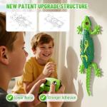Envyvip RC Wall Crawler Gecko, Rechargeable Remote Control Robot Kids Toys, Wall Climbing Funny Prank Toys Birthday Gifts for Boys & Girls Ages 4 and Up, Upgrade Low Noise (Green)
