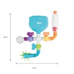 Nuby Wacky Waterworks Pipes Bath Toy - Baby Bathtub Toy with Interactive Features for Cognitive Development