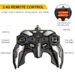 Blackma Remote Control Car - Transform, One-Button Deformation & 360°Rotating Drifting, Transform Robot RC Car with LED Light, Toy Gifts for 4 5 6 7 8 9 10 11 12 Years Old Boy (Yellow)