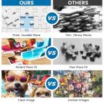 300 Piece Jigsaw Puzzle for Adults, Fun at The Amusement Park Dog Puzzles, Funny Puppy Jigsaw Puzzles, Animal Pet Lover Challenging Puzzles for Friends Family Activity Game Nights Gifts